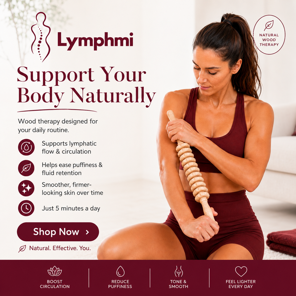 Lymphmi Wood Therapy Lymphatic Drainage Roller
